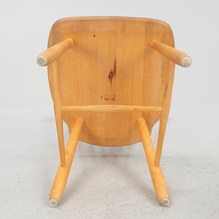 Carl Malmsten, chairs, 8 pcs, "Lilla Åland", Stolab, 1980s.