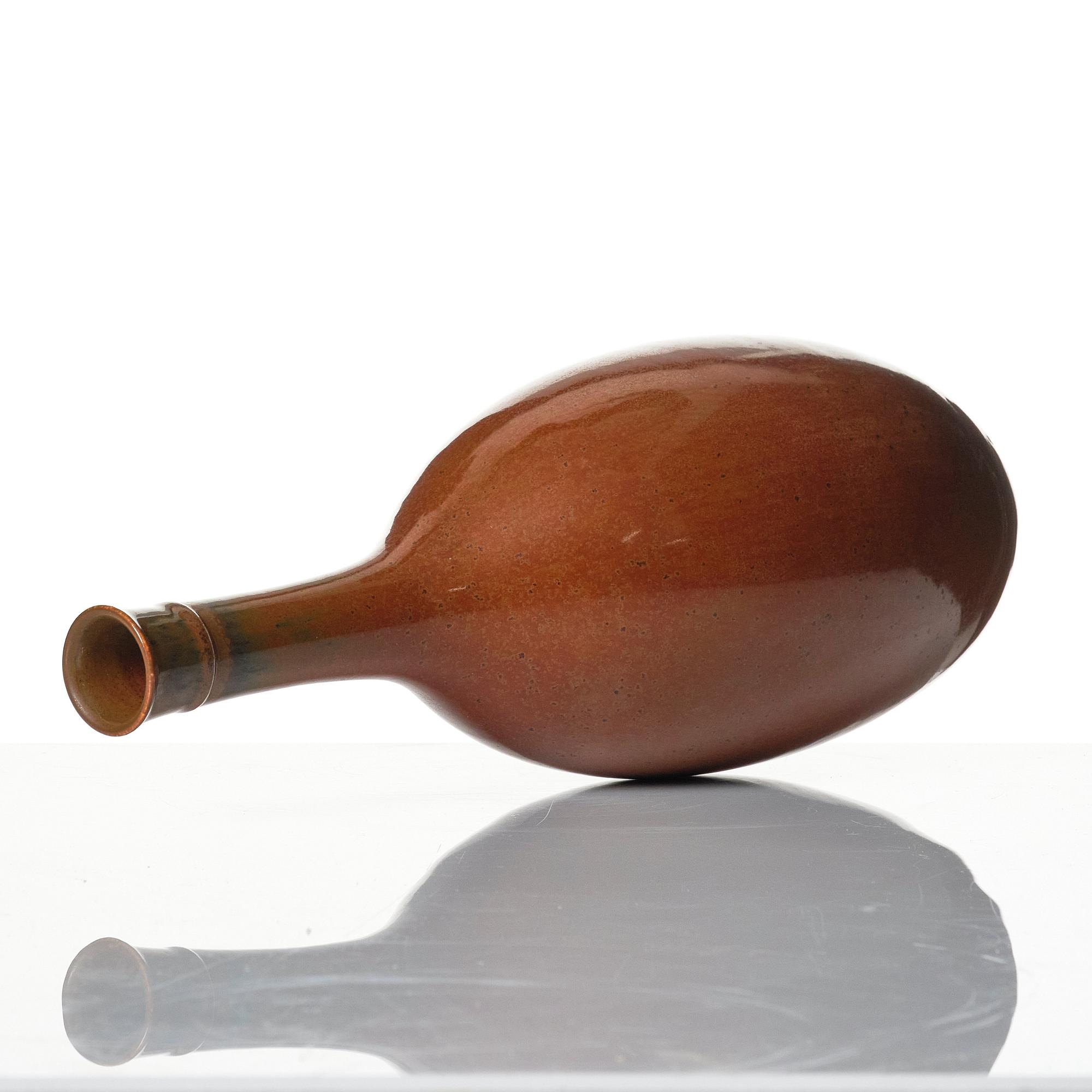 Stig Lindberg, a stoneware vase, Gustavsberg studio, Sweden 1969.