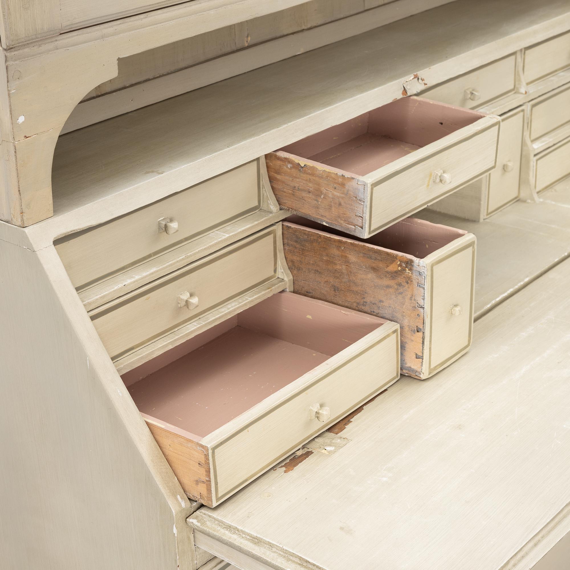 Skrivskåp, 1800-tal.