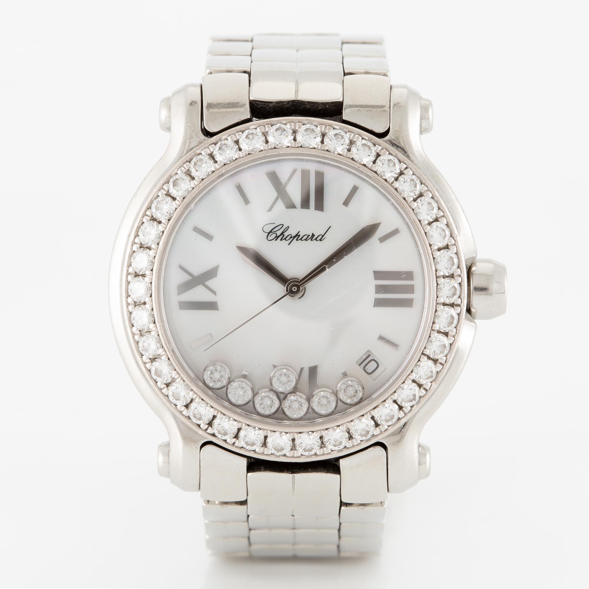 Chopard, Geneva, Happy Sport, wristwatch, 35.5 mm.