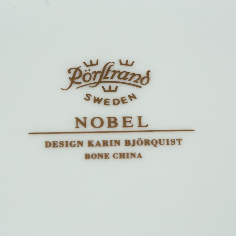 KARIN BJÖRQUIST, a set of 10 Nobel-plates, Rörstrand.