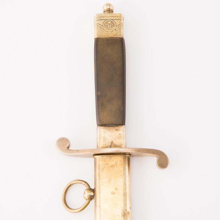 An Imperial Russian Naval Officer's Dirk model 1914.