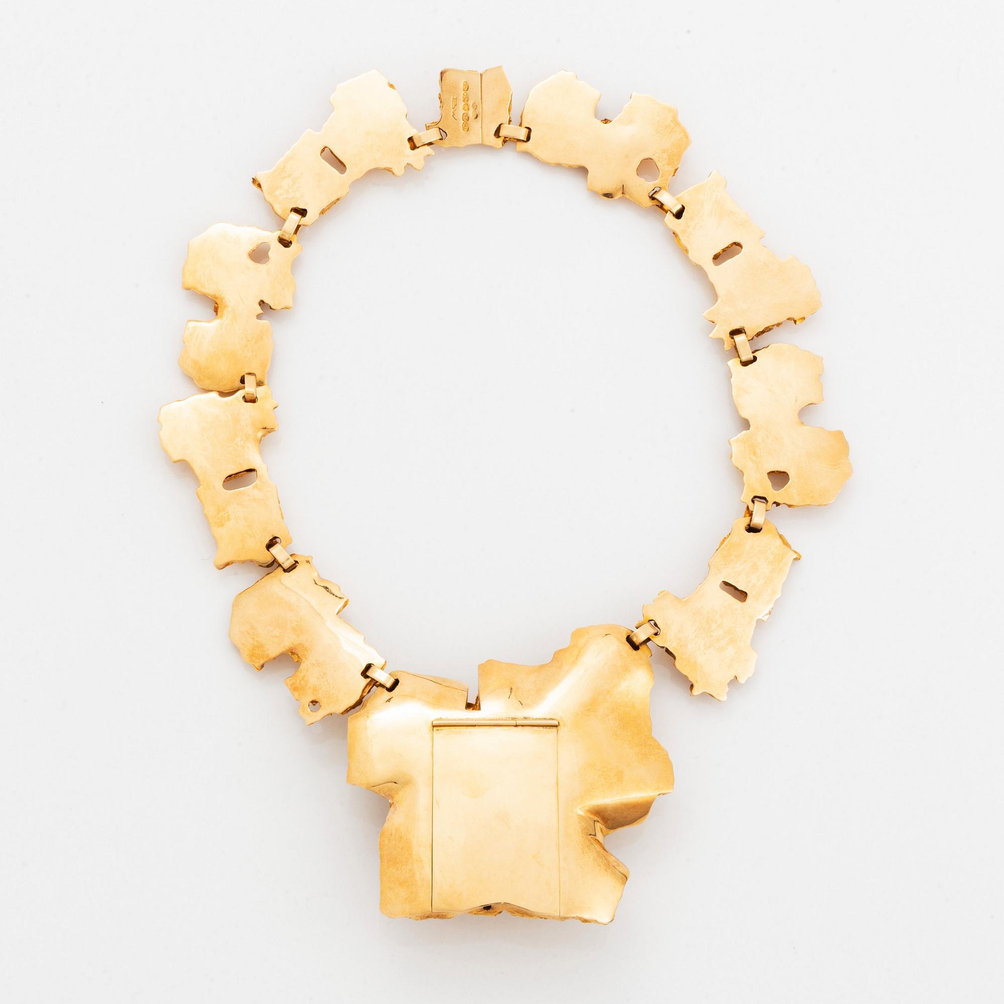 A Björn Weckström necklace "The living wall".