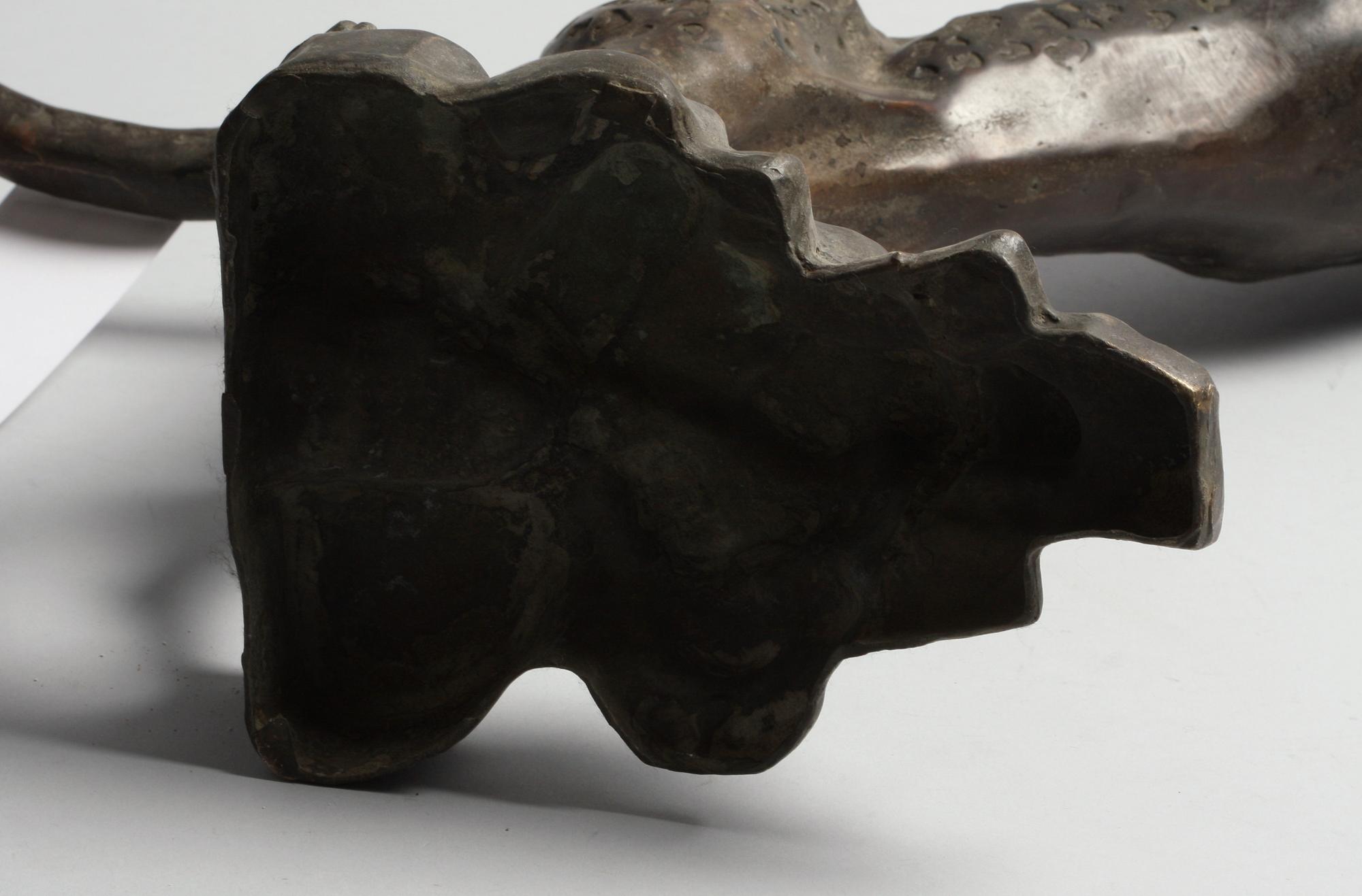 SKULPTUR, metall, orientalisk.