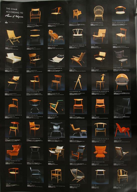 AFFISCH, "The chair according to Wegner".