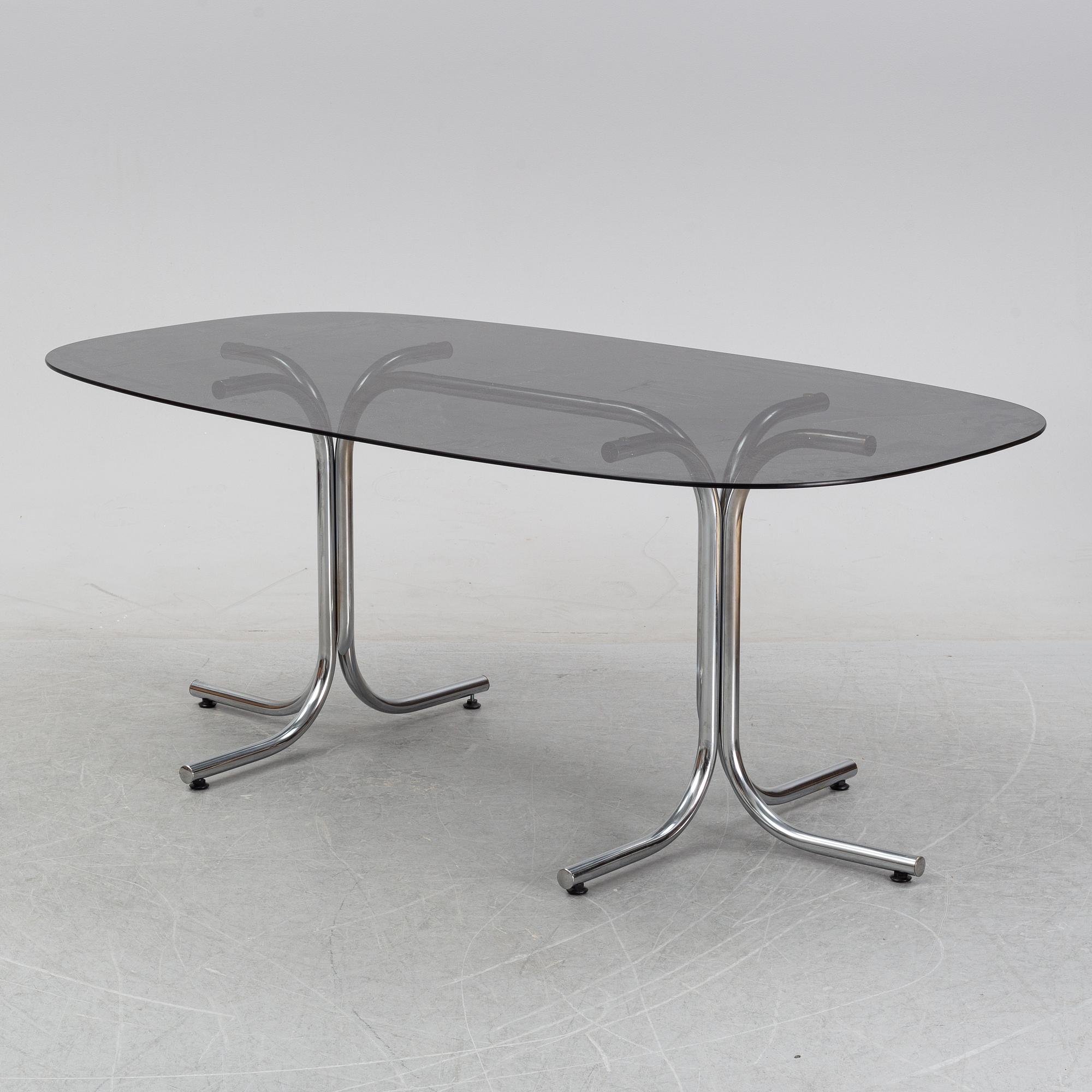 A dining table, Italy, 1980's.