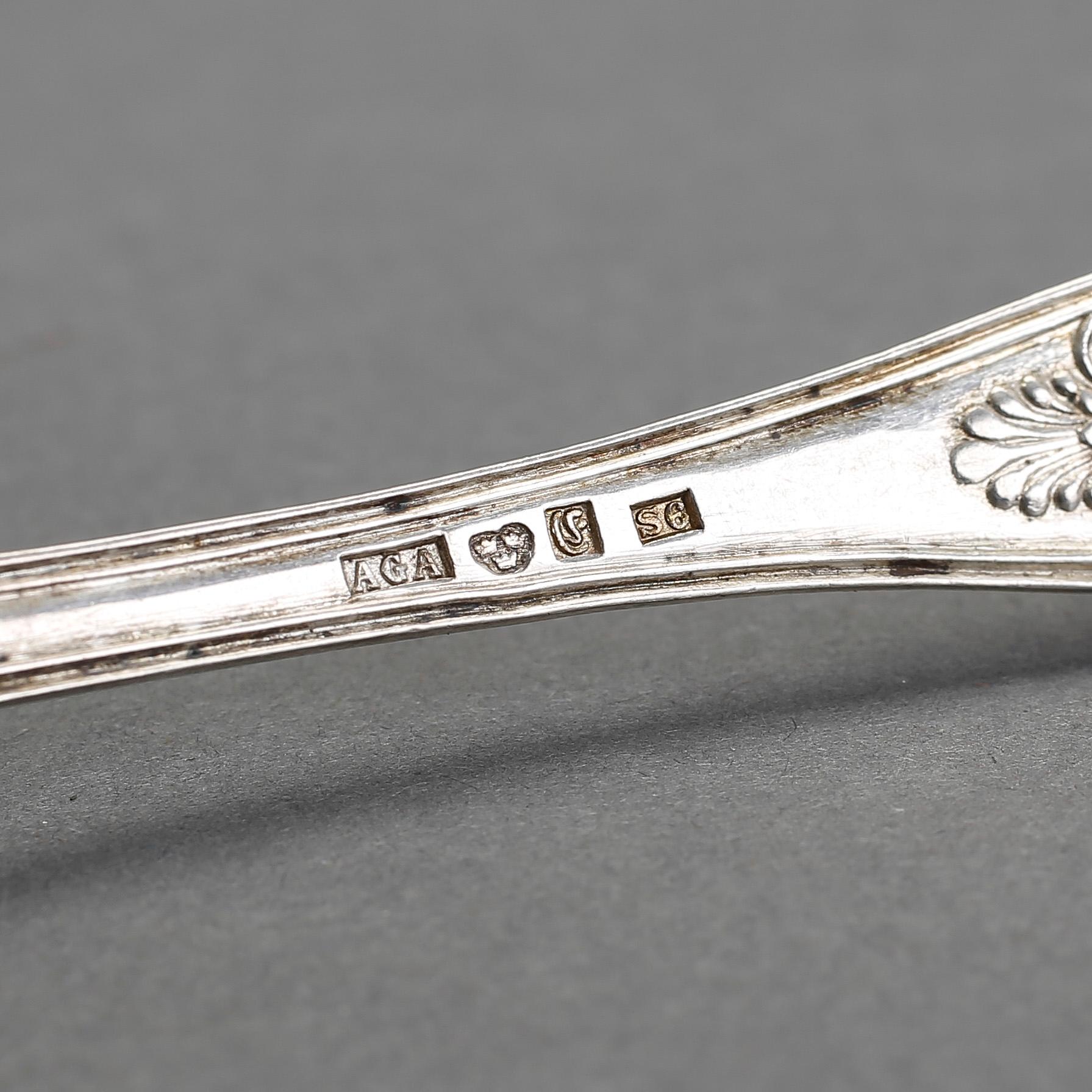 SKEDAR 23 st, silver, vikt ca 309 gram. Bl a Guldsmedsaktiebolaget GAB, Stockholm 1925.