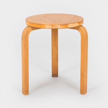 Alvar Aalto, A 1950s '60' stool for  O.Y. Huonekalu- ja Rakennustyötehdas A.B. Finland.