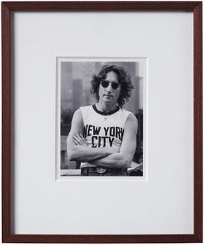 Bob Gruen, "John Lennon, NYC, 1974".