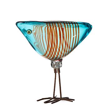 35. Alessandro Pianon, a "Pulcino" glass bird, Vistosi, Italy 1960's.