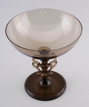 SKÅL PÅ FOT, glas, "Vingarna", Simon Gate, Sandvik, omkring, 1920.