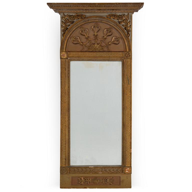 A Swedish Empire mirror, first half of the 19th century.