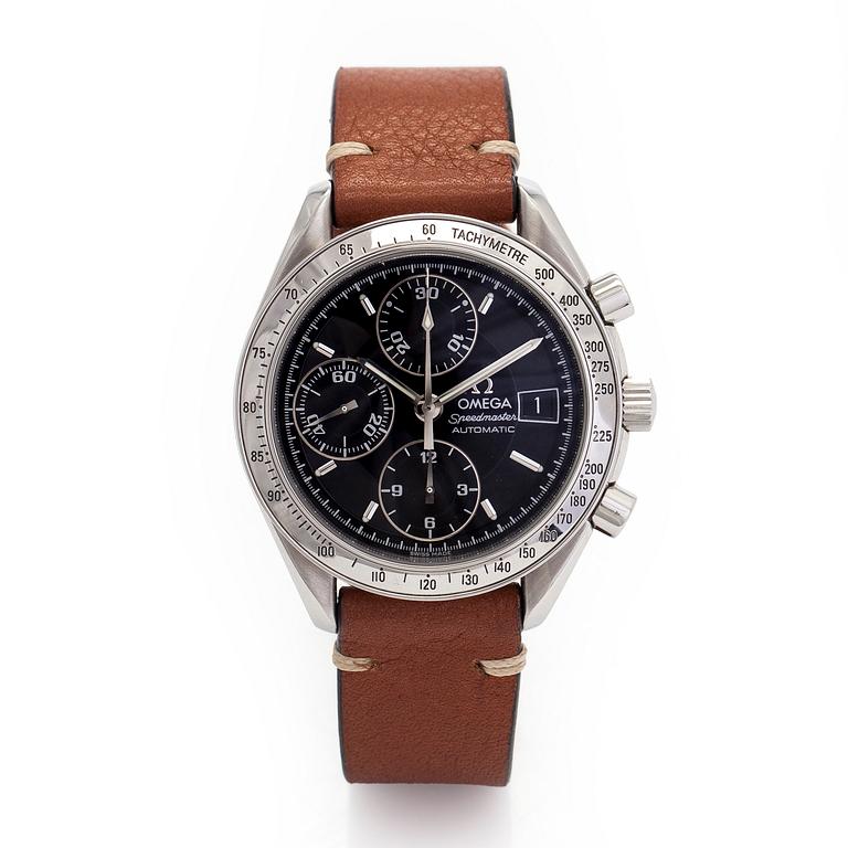 Omega, Speedmaster, Date, chronograph, wristwatch, 39 mm, circa 1998.