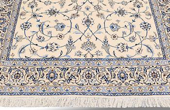 A CARPET, Nain part silk , so called 9LAA 290 x 200 cm.