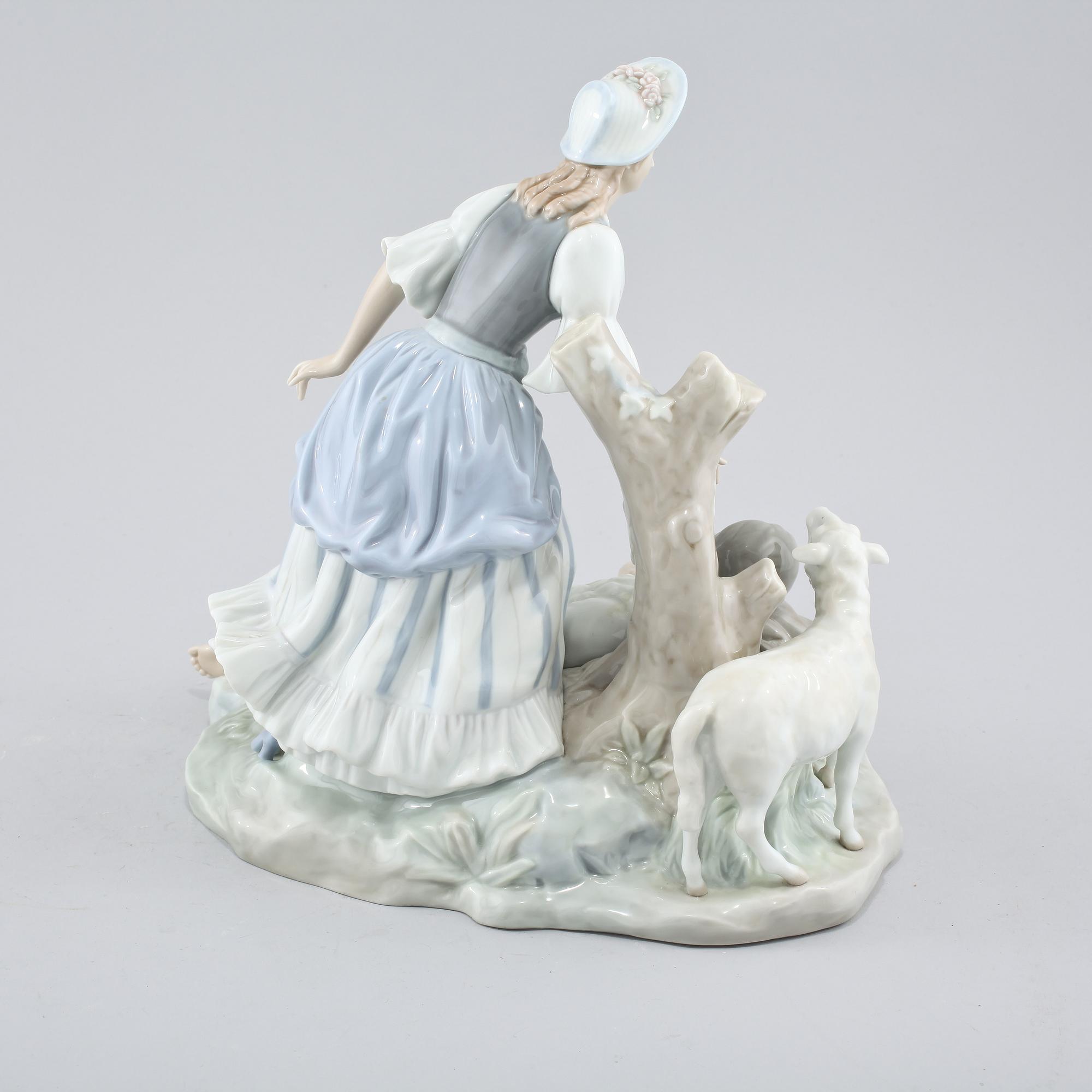 FIGURIN, porslin, Lladro, Spanien, 1900-talets andra hälft.