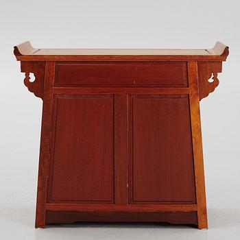 A Chinese hardwood cabinet, second half of the 20th century.