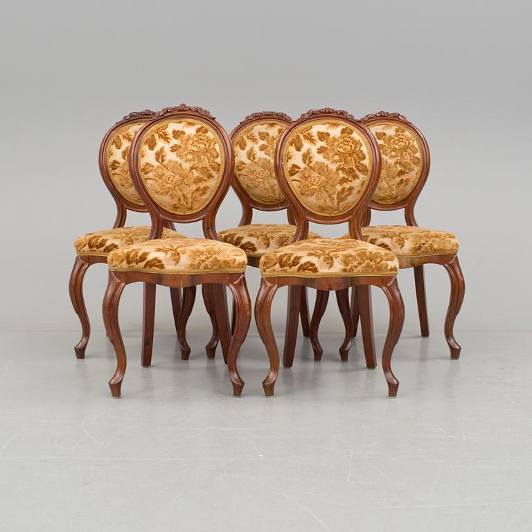 STOLAR, 5 st, nyrokoko, 1800-talets slut.