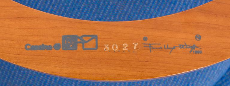 FRANK LLOYD WRIGHT, a numbered "Barrel Chair".