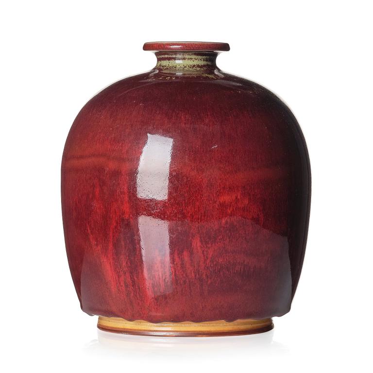 Berndt Friberg, a stoneware vase, Gustavsberg studio, Sweden 1968.