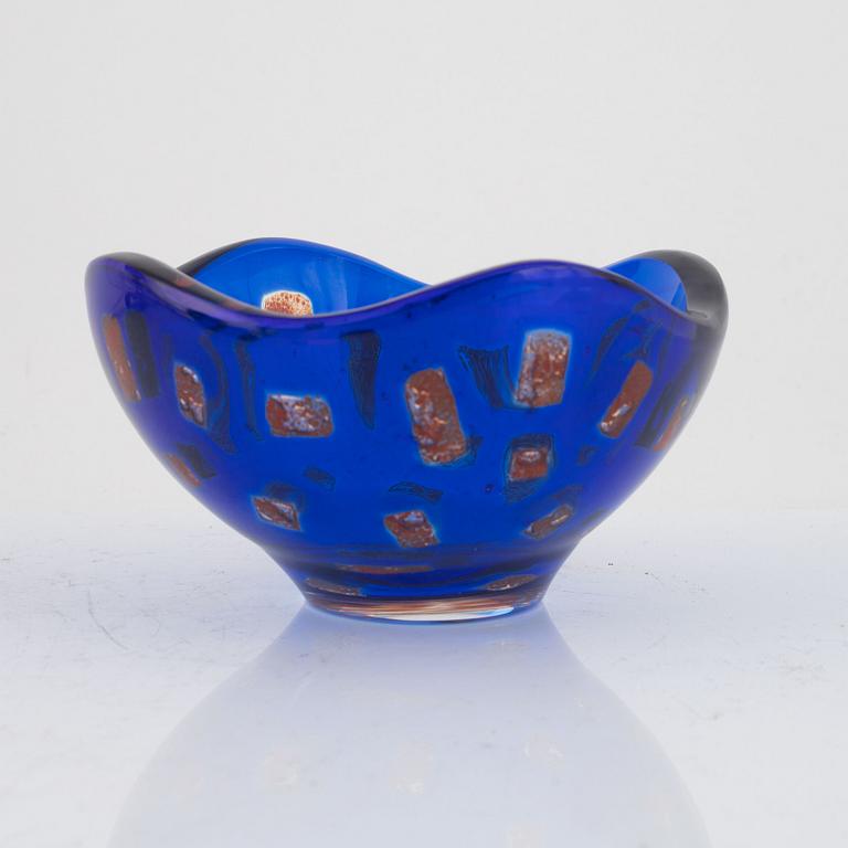 Sven Palmqvist, a 'Ravenna' glass bowl, Orrefors 1976.