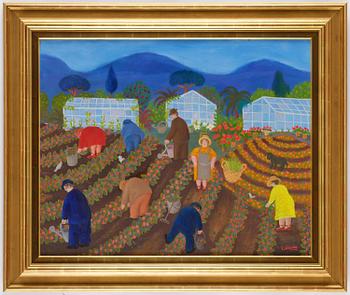 Lennart Jirlow, By the flower fields.
