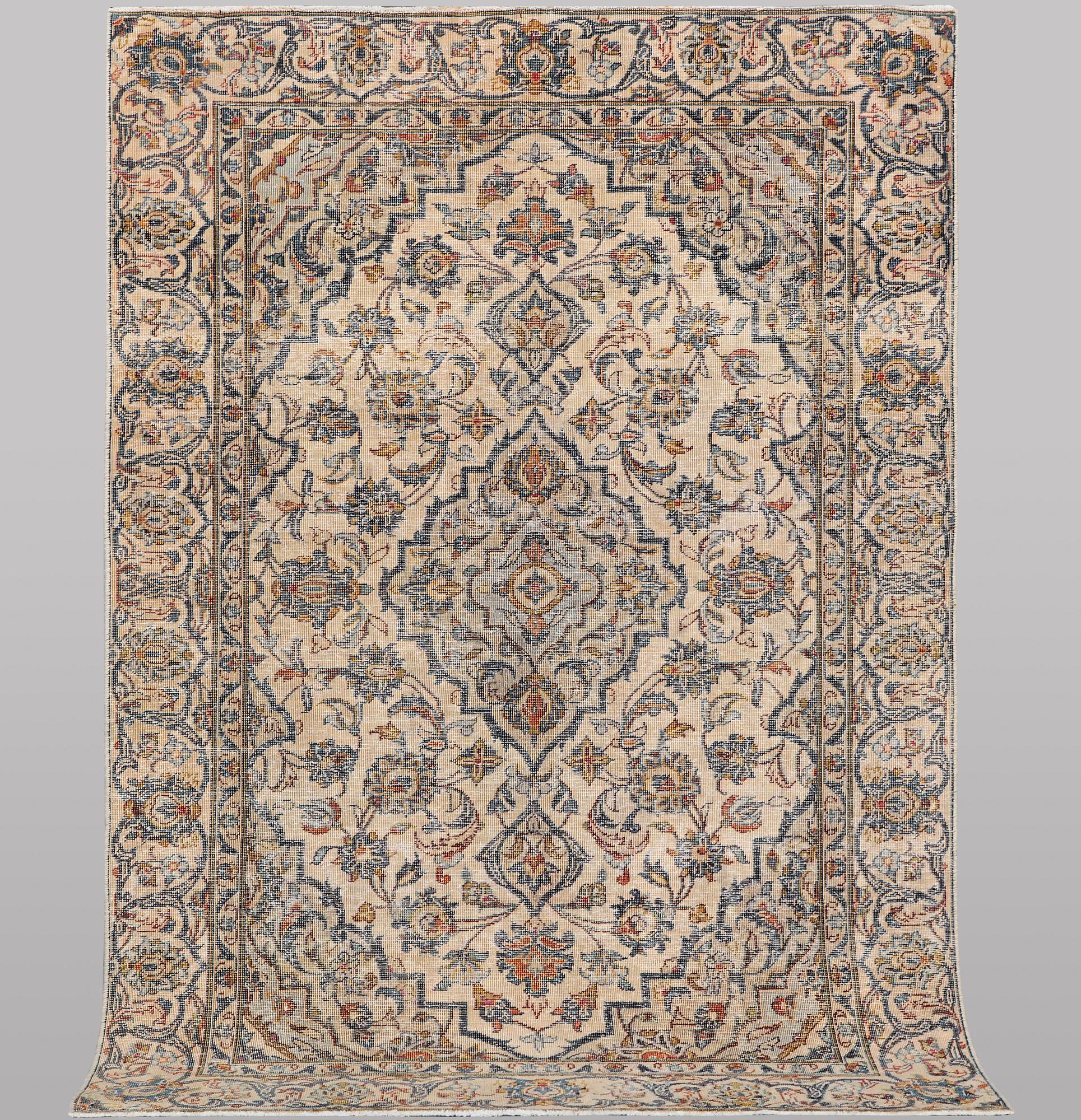 A rug, Persian, Vintage Design, c. 192 x 124 cm.