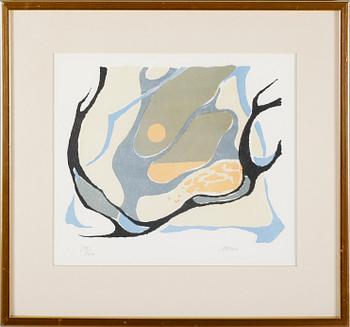 Stellan Mörner · STELLAN MÖRNER, färglitografi, signerad, numrerad 197/300.