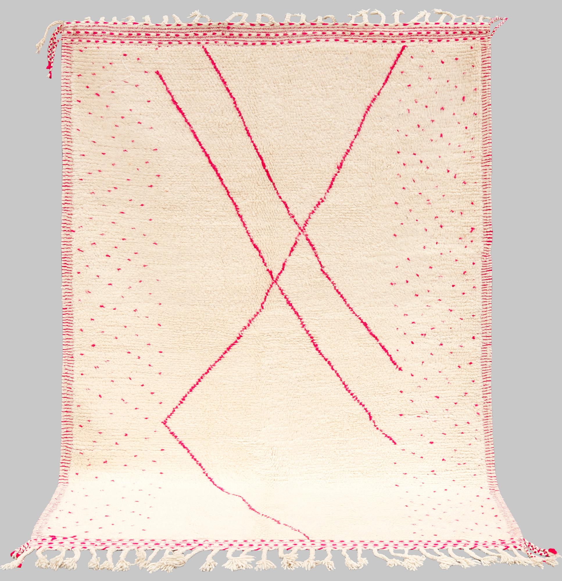 A moroccan carpet, ca 250 x 174 cm.