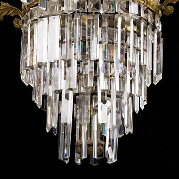 A late 19th century chandeliere.