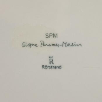 Signe Persson-Melin, a porcelaine teaservice, 'SPM', Rörstrand (15 pieces).