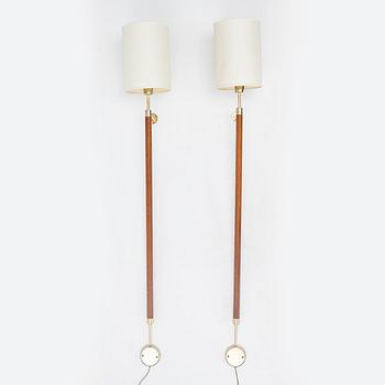 A pair of wall lamps, late 20th century.