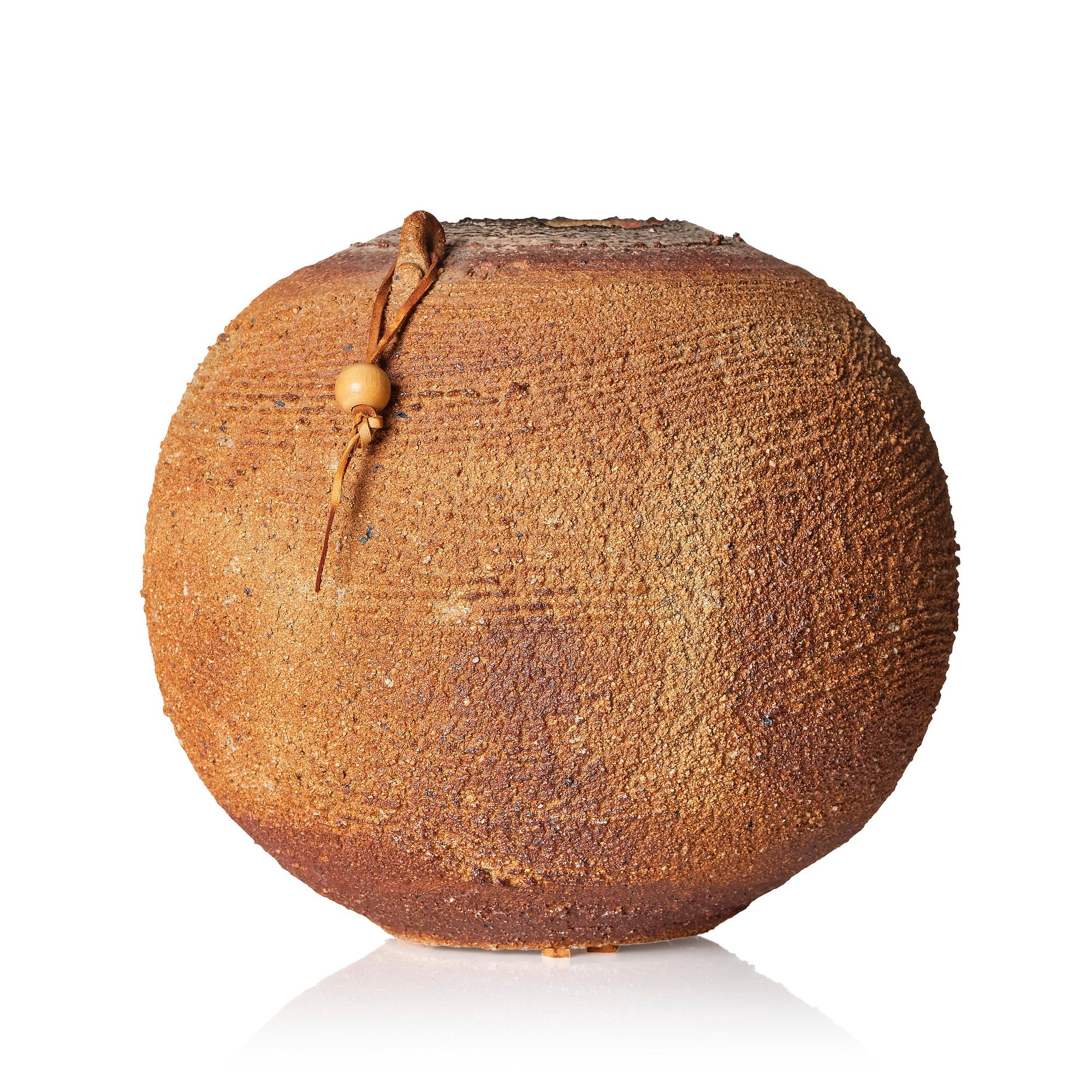 Iskandar Jalil, a stoneware urn, Singapore 1970s-80s.