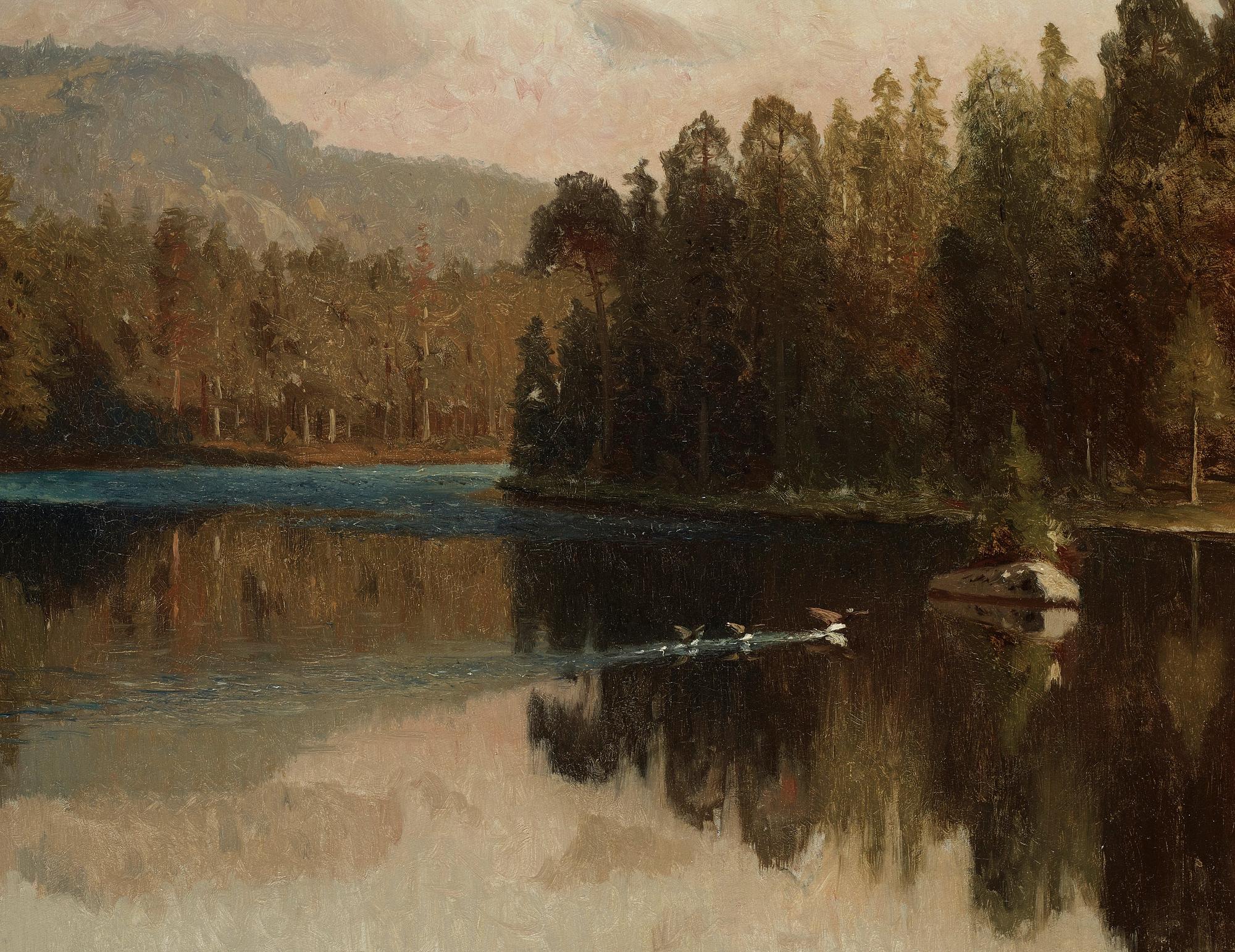 Olof Arborelius, "Sommarnatt i Dalarne" (Summer night in Dalarne).