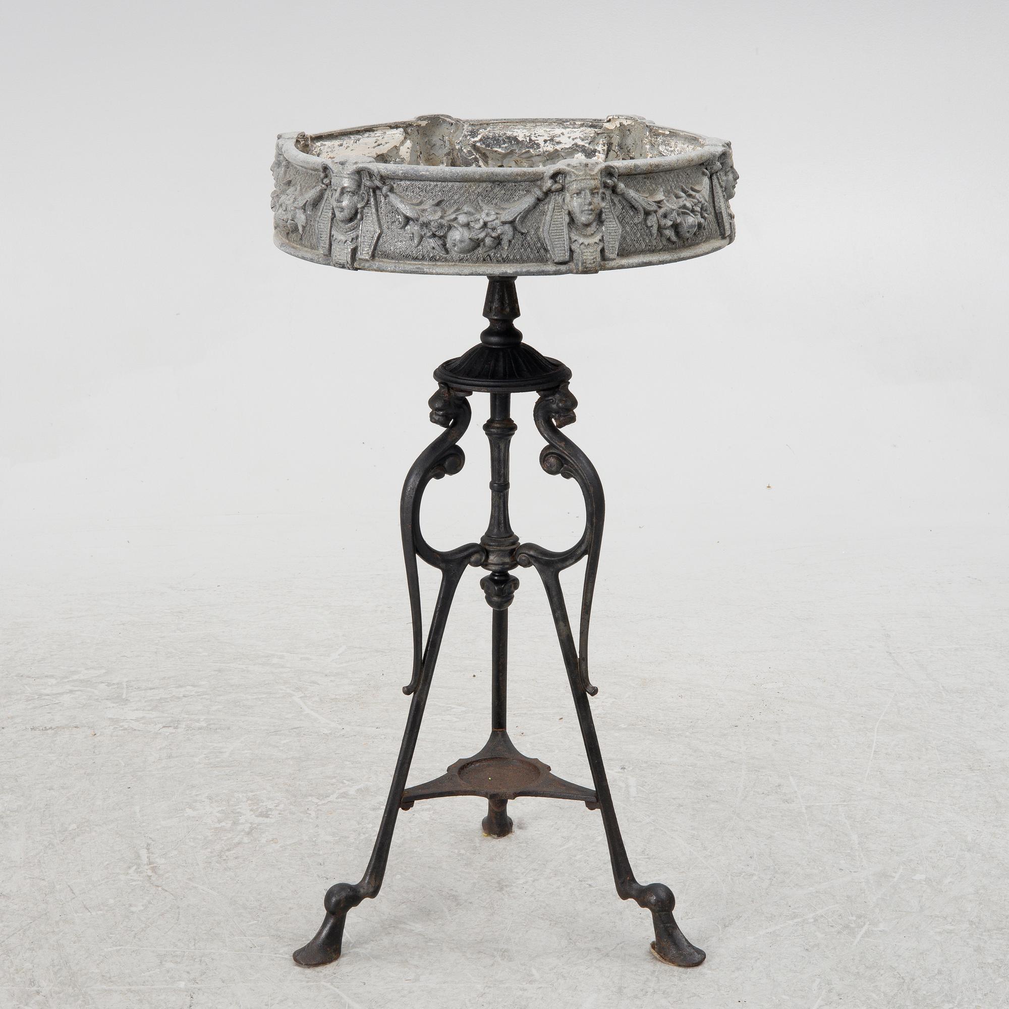 Garden pedestal/ flower pedestal, second half of the 20th century.