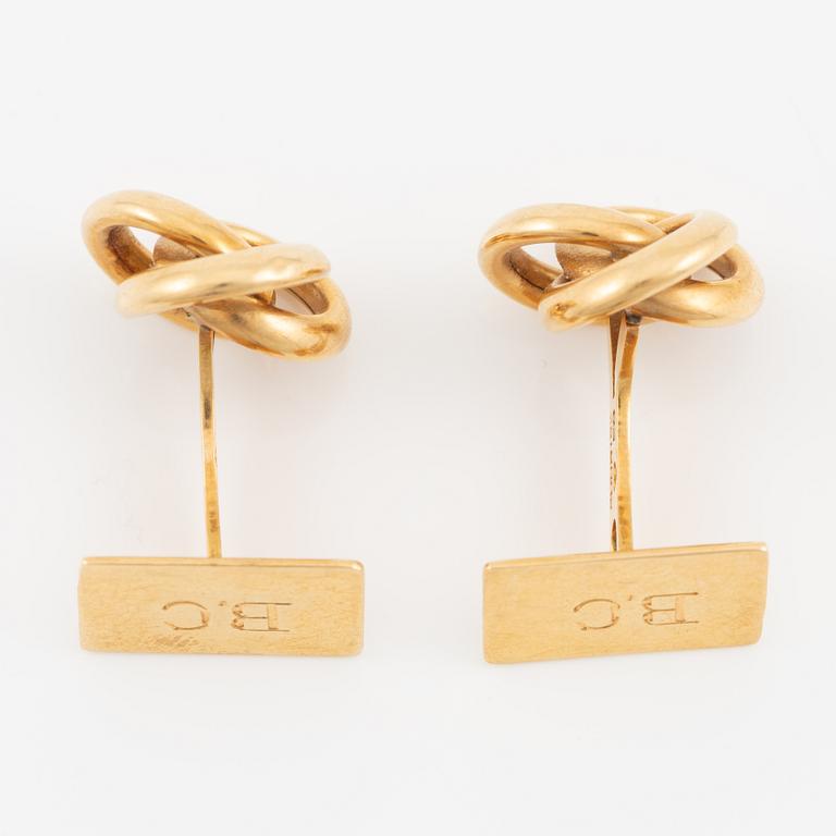 Cufflinks, 18K gold.