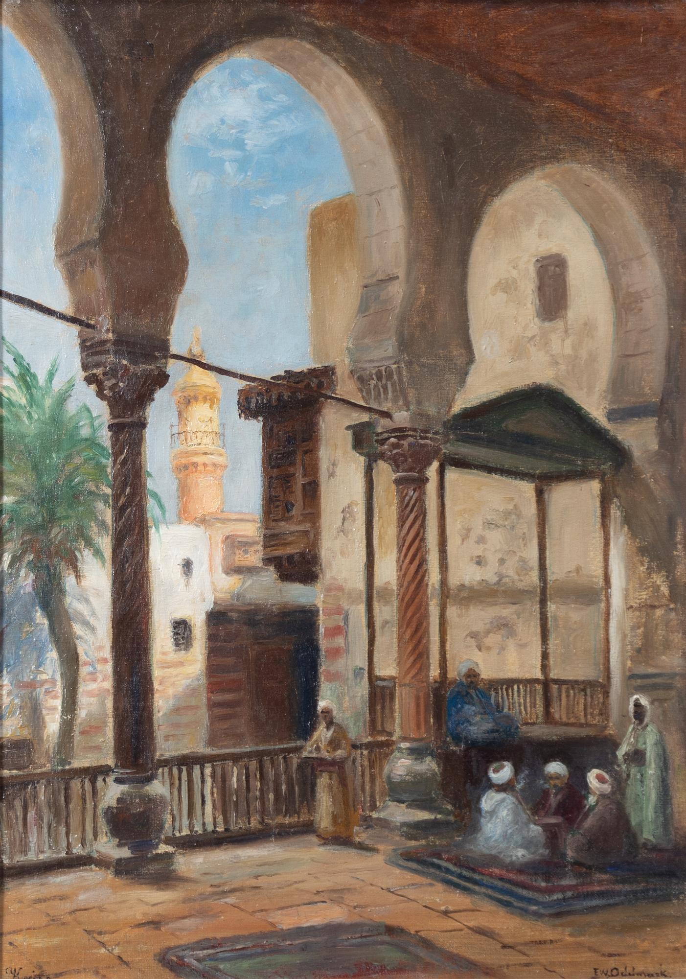 Frans Wilhelm Odelmark, his studio, "Kairo".