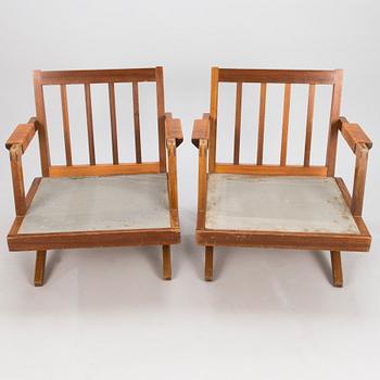 OLAVI HÄNNINEN, A 3-piece 1960s 'Bumerang' sofa suite for HMN Huonekalu Mikko Nupponen, Lahti, Finland.