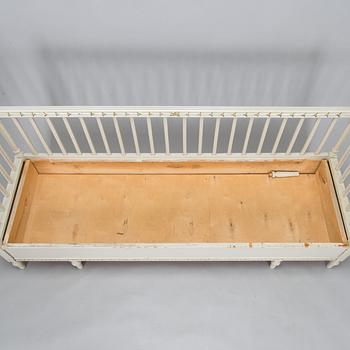 Sohva, kustavilaistyylinen, 1900-luvun alku.