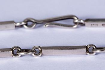 ARMLÄNK, silver, Wiwen Nilsson, Lund ca 1939. Vikt ca 6 g.