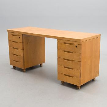 ALVAR AALTO, skrivbord, Artek, 1900-talets mitt.