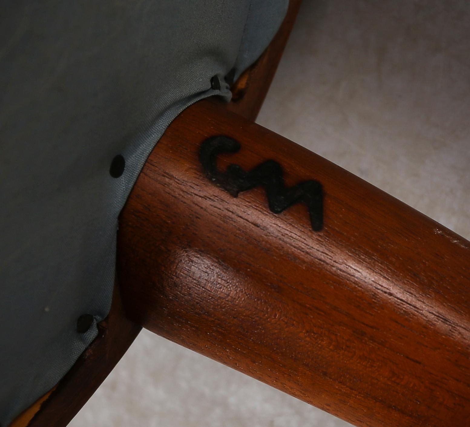 FÅTÖLJER, 1 par, "Advokaten", Carl Malmsten, 1900-talets andra hälft.