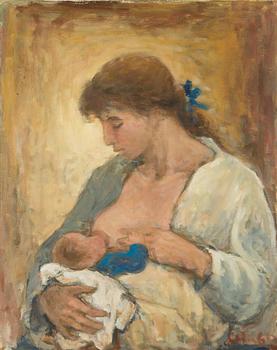 Olavi Laine, oil on canvas, signed.