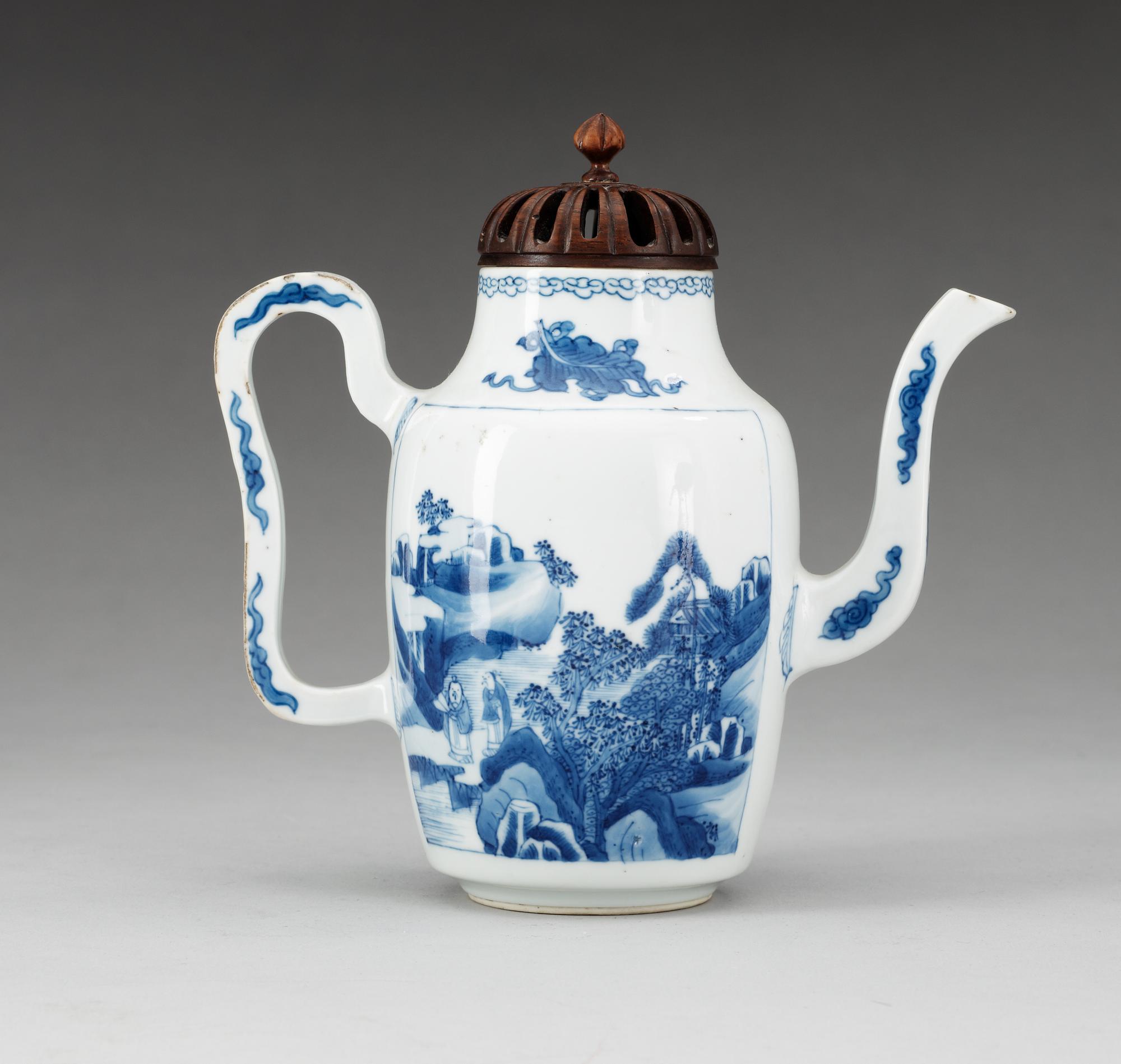 KANNA, porslin. Qing dynastin, Kangxi (1662-1722).