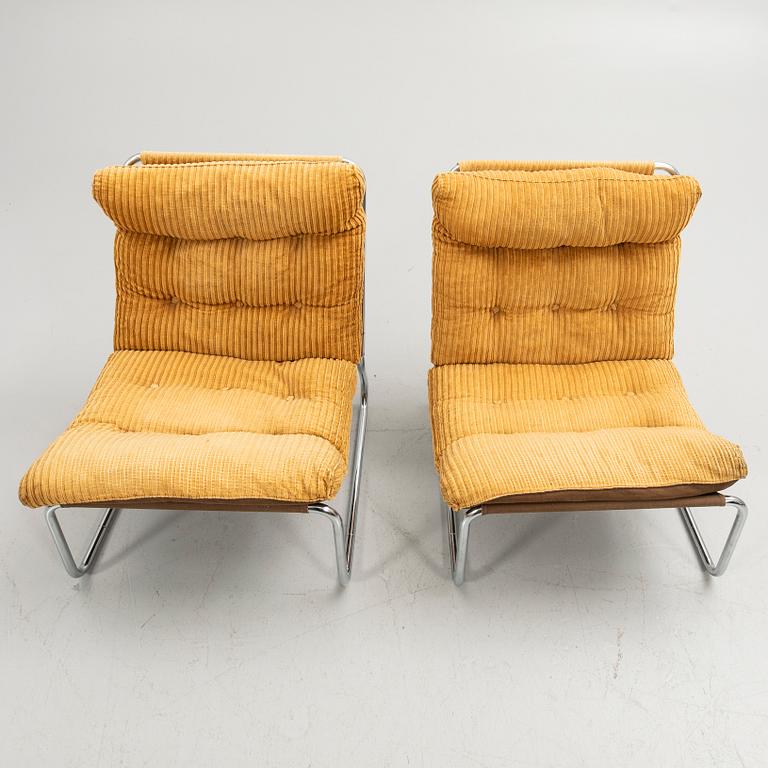 Fåtöljer, ett par, 1970-tal.