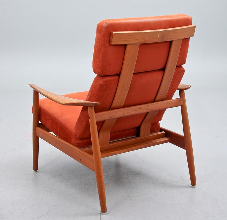 FÅTÖLJ, "FD164", Arne Vodder, France & Son, 1900-talets andra hälft.