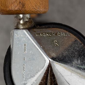 HANS J WEGNER, a oak serving trolley, Denmark.