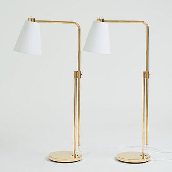 Nordiska Kompaniet, a pair of floor lamps, Sweden 1960's.