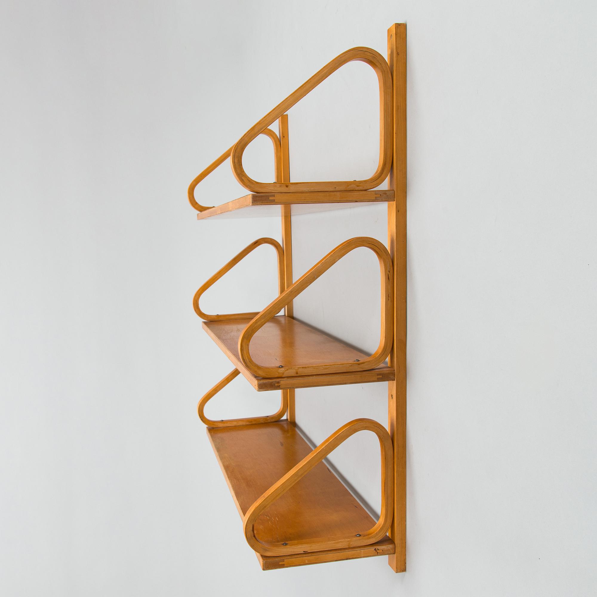 Alvar Aalto, a 1940's '3-112' shelf for O.Y. Huonekalu- ja Rakennustyötehdas A.B.