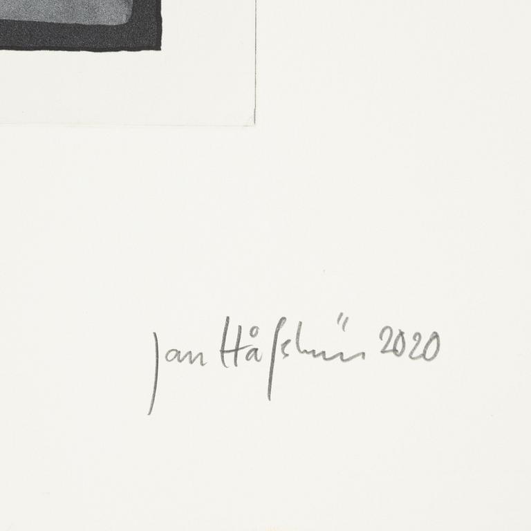 Jan Håfström, etching in colours, 2020, signed 45/50.