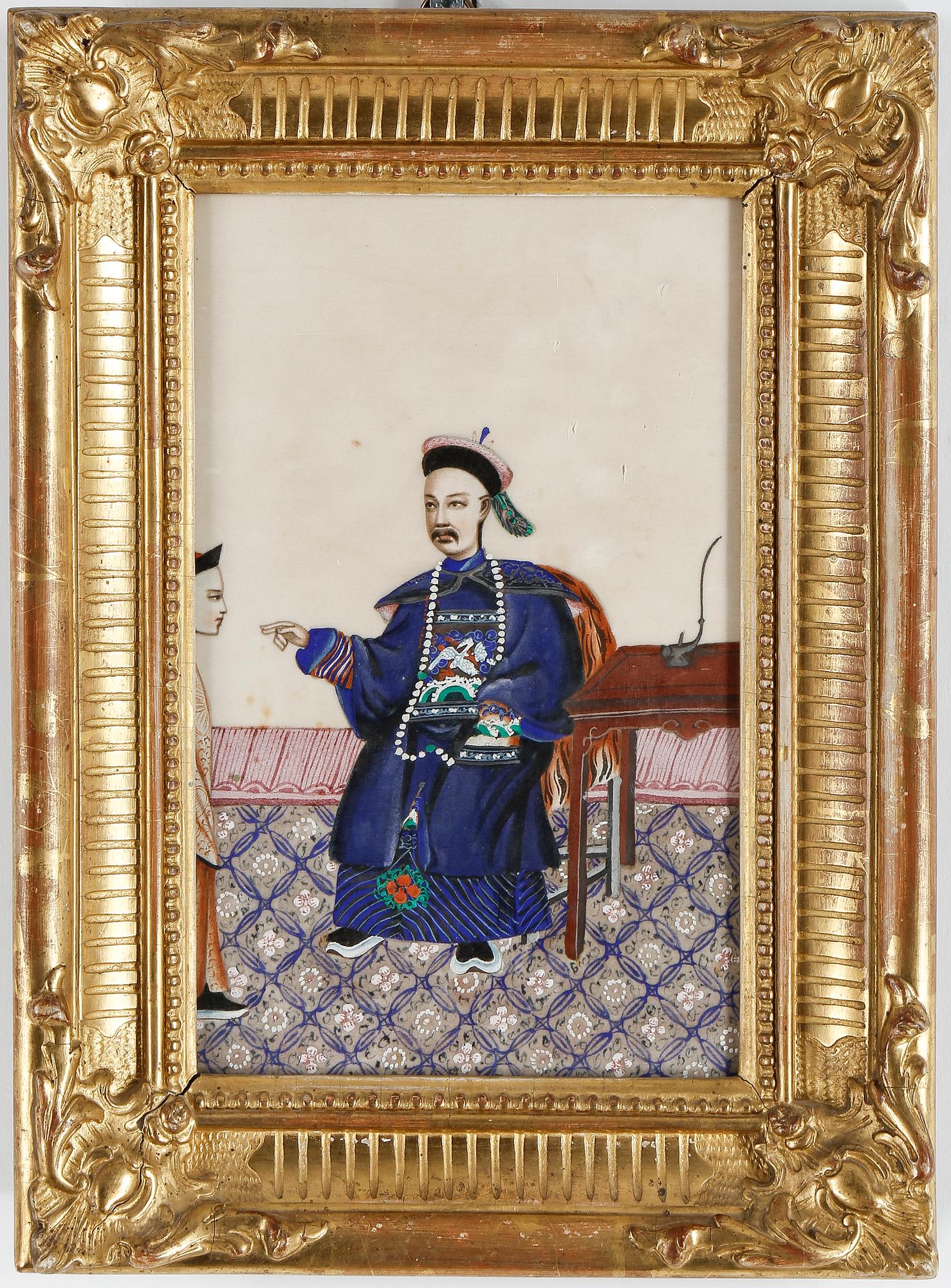 GOUACHE, på rispapper, Kina.